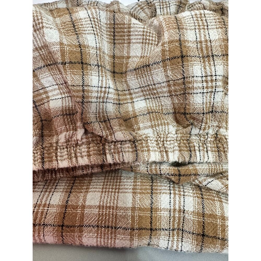 L.I.F.E. Gingham Boho Prairie Top Sz 2X 100% Cotton - Picture 7 of 7